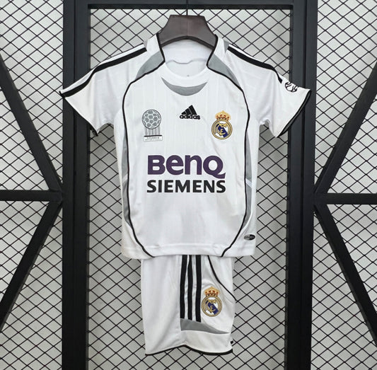 REAL MADRID HOME RETRO BAMBINI 06/07