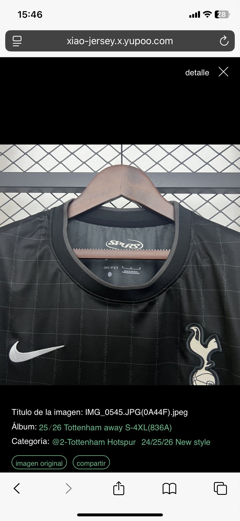 TOTTENHAM AWAY 25/26