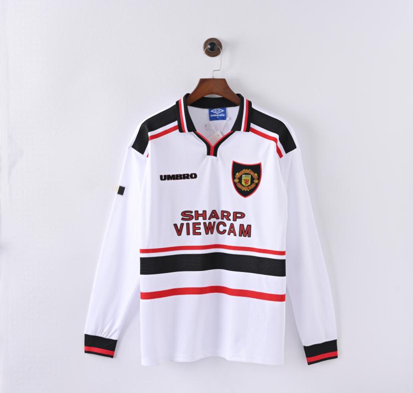MANCHESTER UNITED HOME MANICA LUNGA 1999